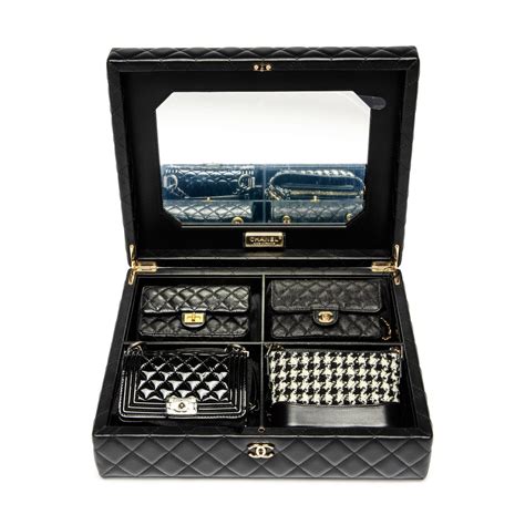 chanel success story trunk|Chanel Success Story Set Of 4 Mini Bags With Quilted Trunk, .